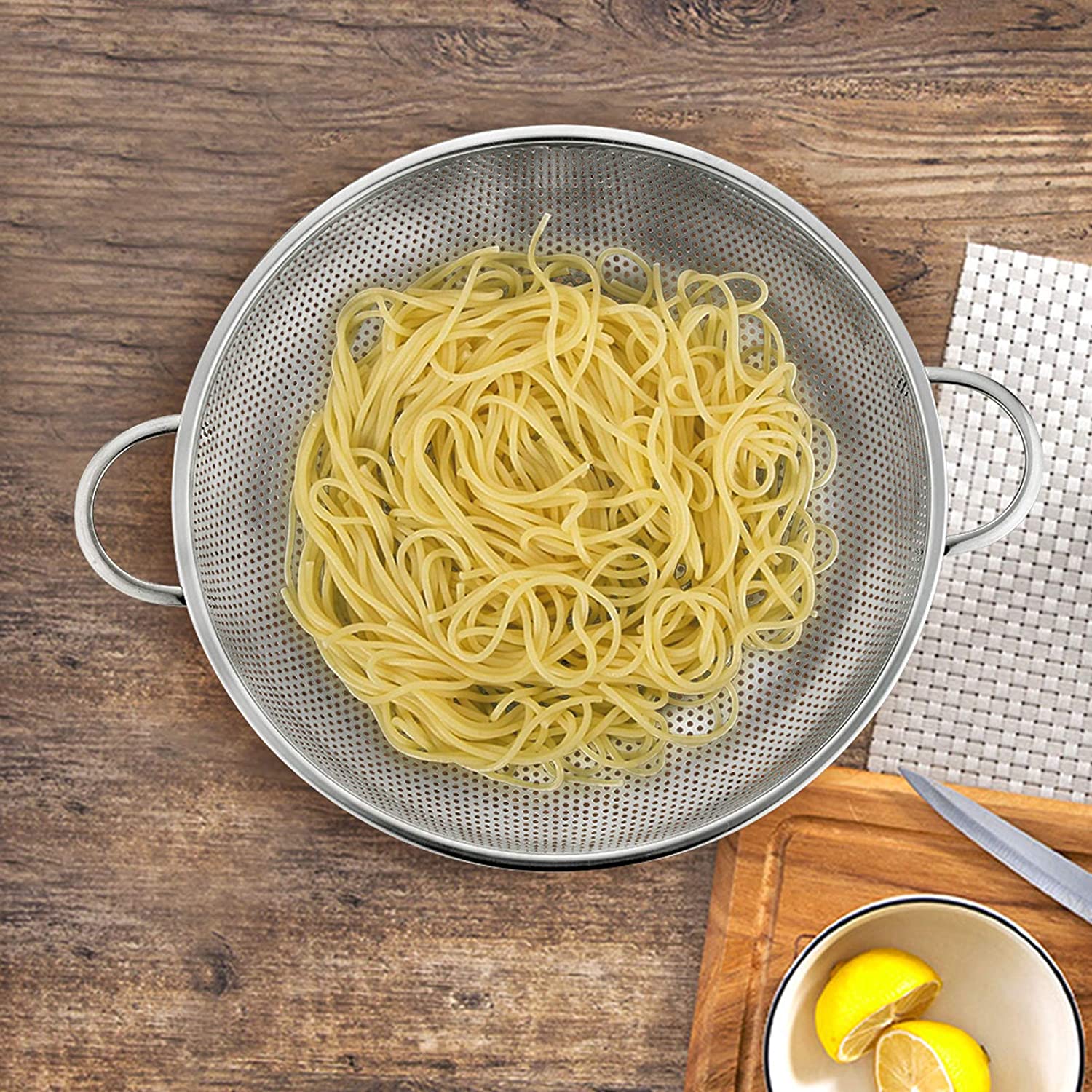 Stainless Steel Micro-Perforated Colanders Strainers