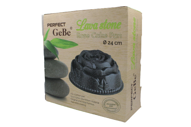 GeBe™ Lava Stone Granite Rose Cake Pan