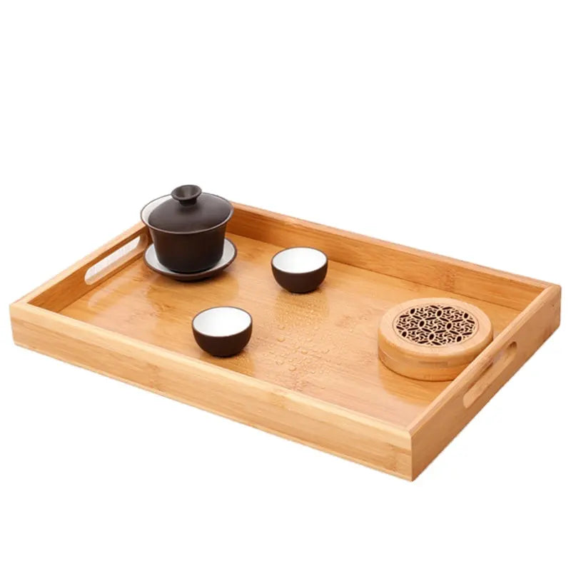 3pcs Bamboo Tea Tray