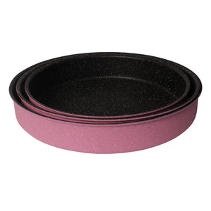 Lava Stone Granite 3PCS Round Pans