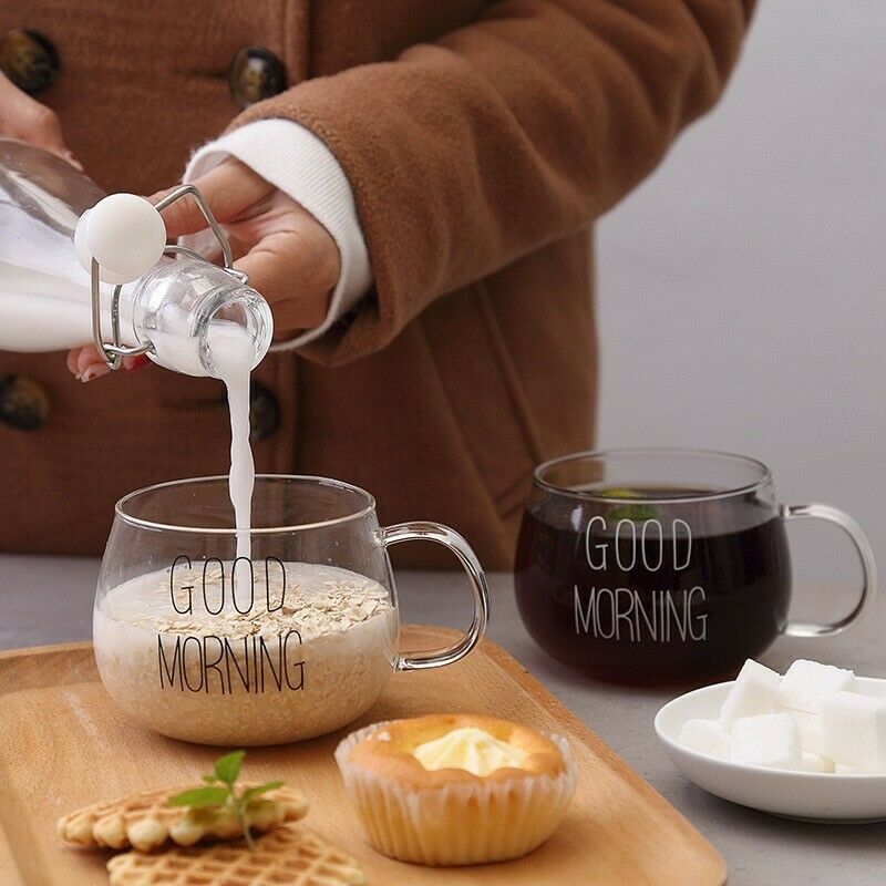 Good Morning Glass mug
