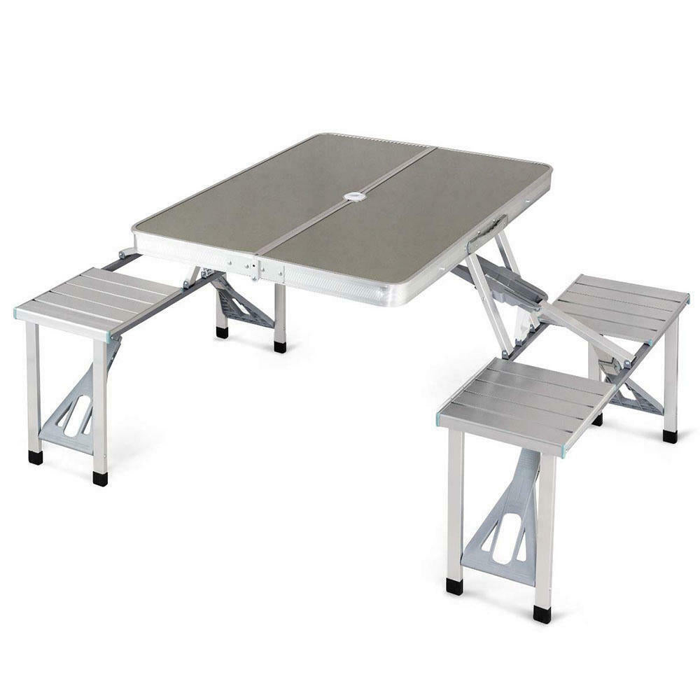 Aluminum Folding Table With 4 Seats