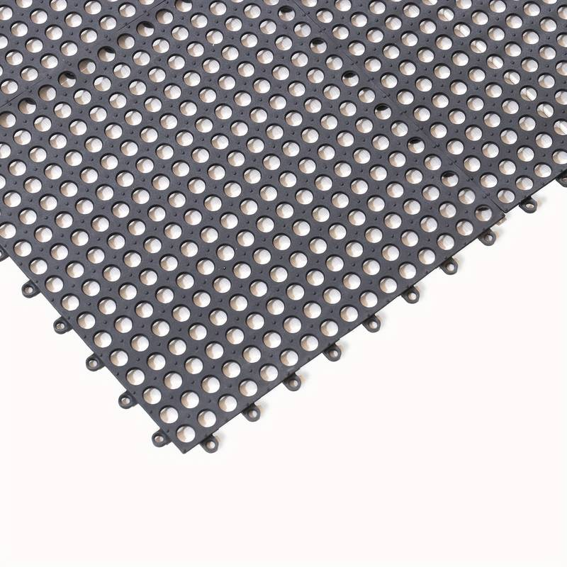 Rubber Bathroom Floor Mat With Drain Holes