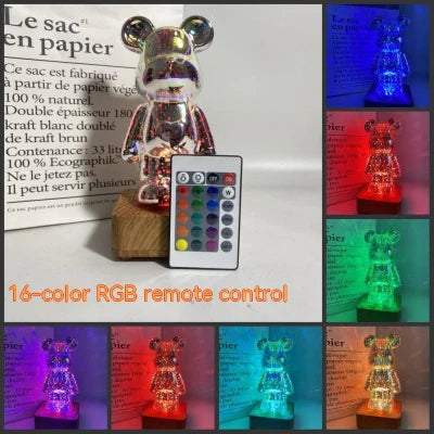 LED Firework Bear