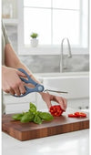 Multi-Purpose Kitchen Scissors 4-in-1 with Magnetic Protective Cover