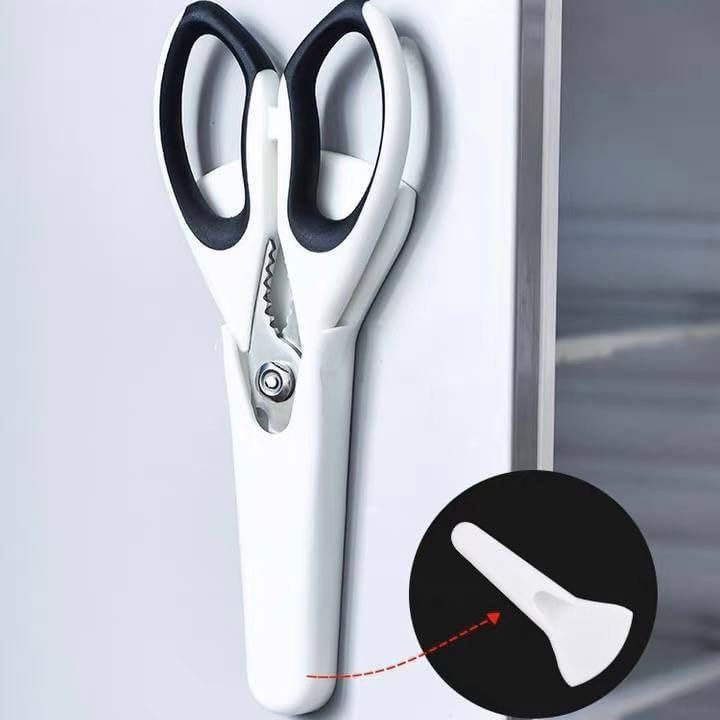 Multi-Purpose Kitchen Scissors 4-in-1 with Magnetic Protective Cover