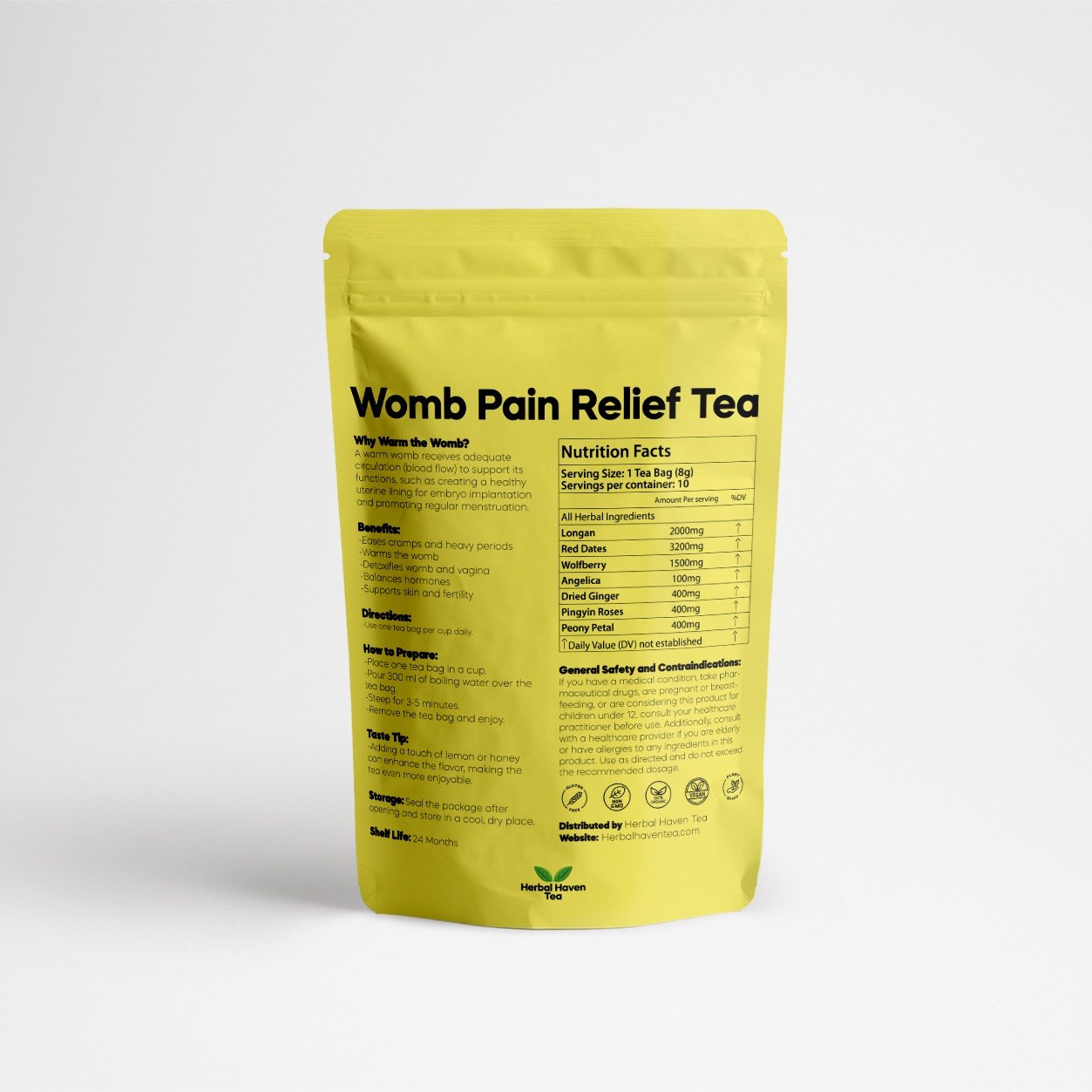 Womb Pain Relief Tea
