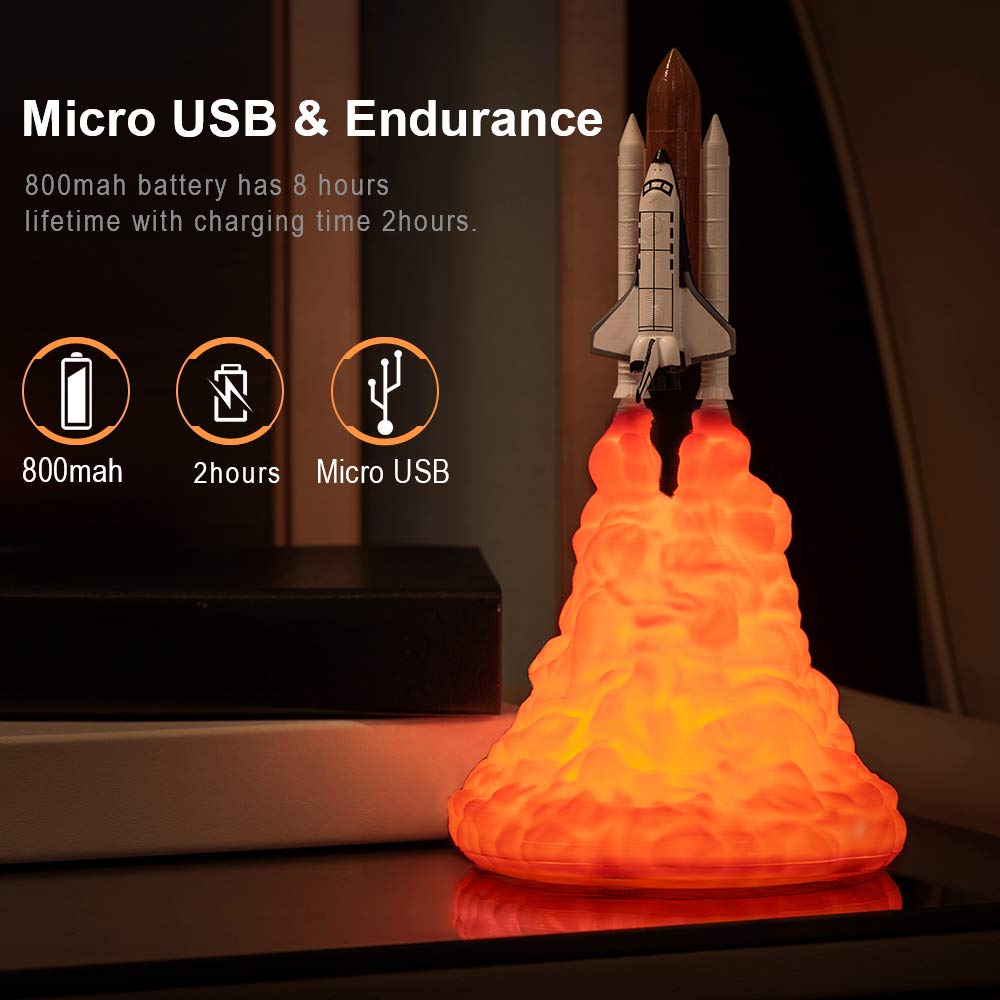 3D Print Rocket Lamp