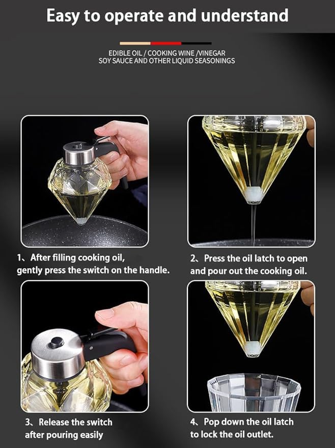Diamond oil pot