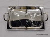 Stainless steel  serving tray with handles