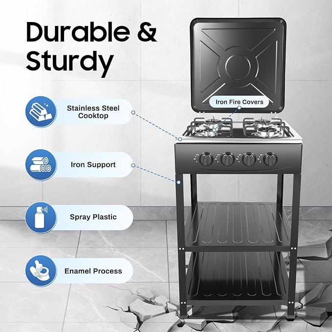 4-Burner Gas Stove