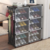 Transparent Door Shoe Cabinet