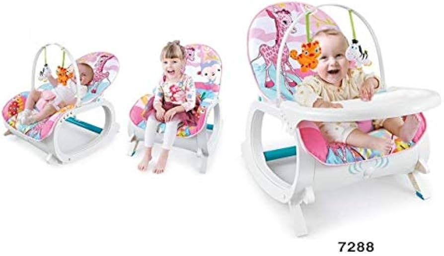 Portable Baby Rocker with Feeding Tray