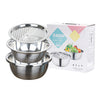 3-in-1 multifunctional stainless steel basin