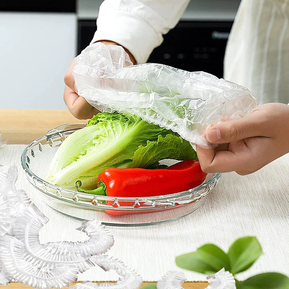 100pcs Disposable Food Bowl Cover Bag