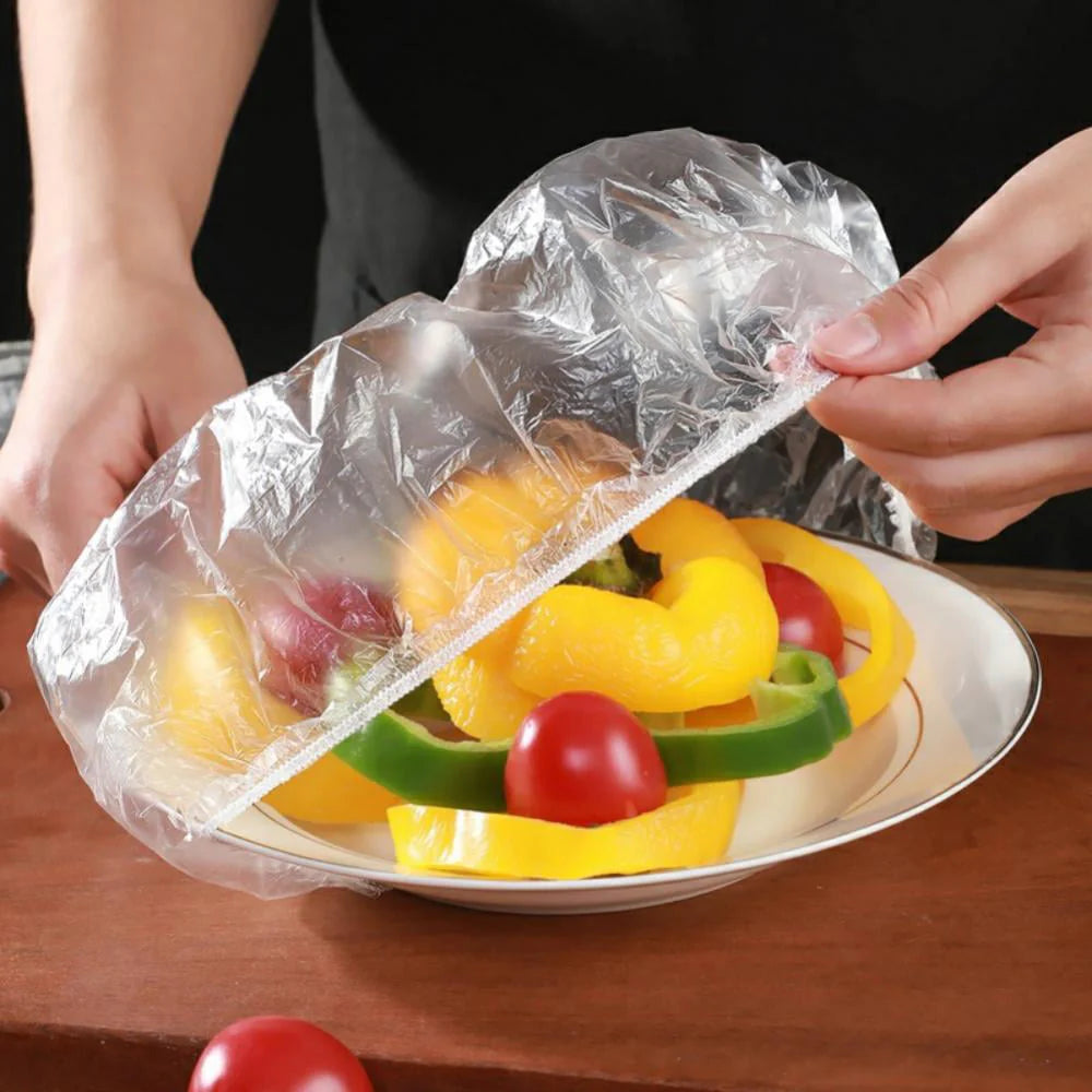 100pcs Disposable Food Bowl Cover Bag