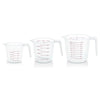 3Pcs Plastic Measuring Cup