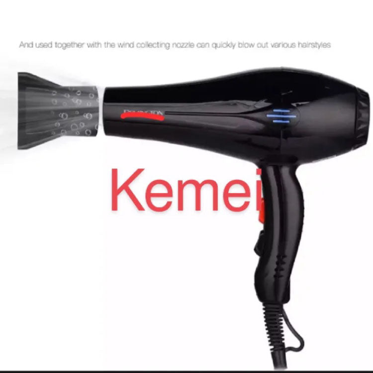 Kemei Hair Dryer Professional Hair Dryer with 2 Heat and 2 Air speed