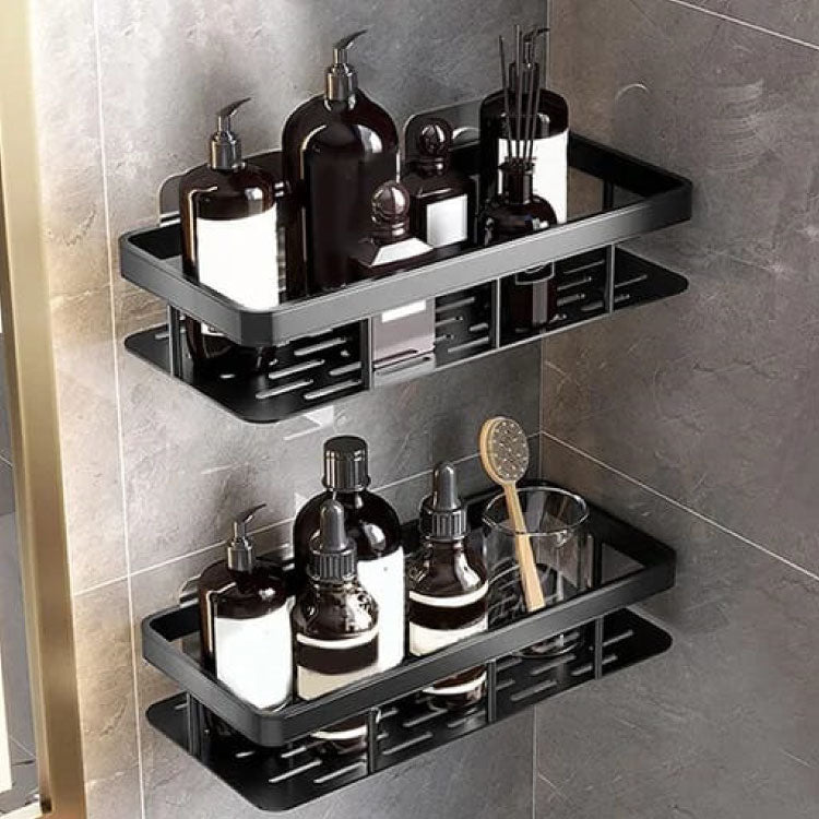 2PCS Aluminum Shelving Bathroom