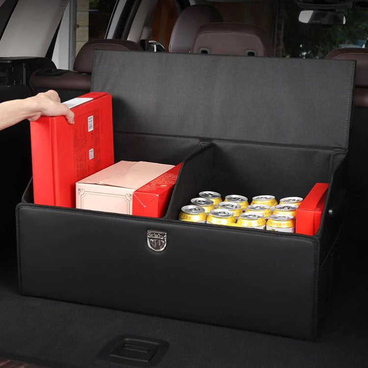 Car Trunk Leather Storage Box