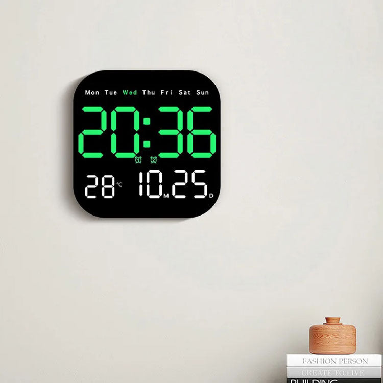 Remote Control Digital Wall Clock