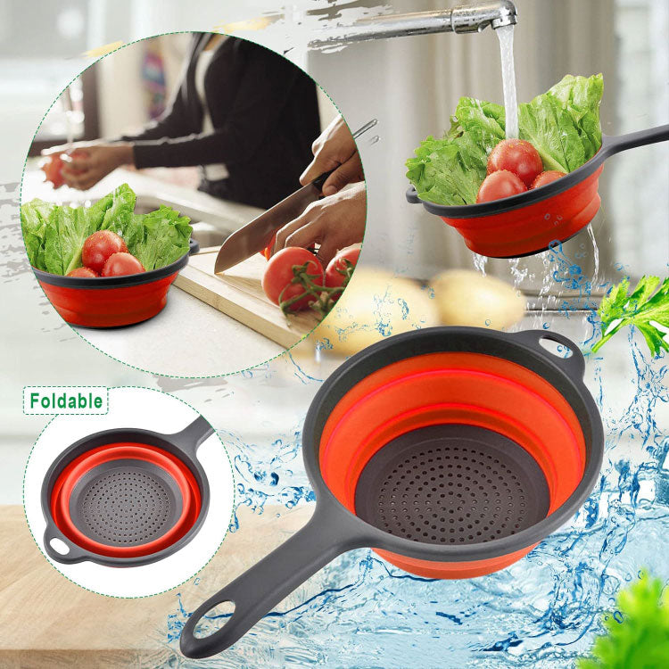 2PCS Filter Basket With Handle