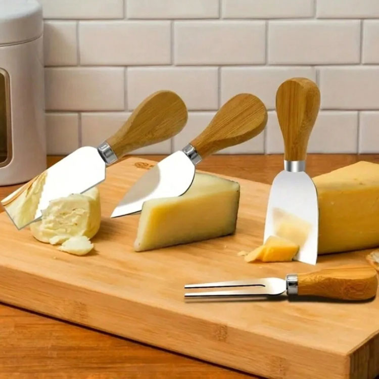 4pcs/set Stainless Steel Cheese Knifes