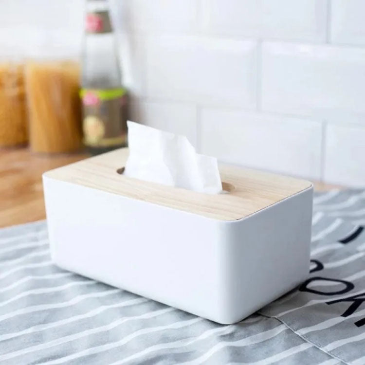 Wooden Tissue Box