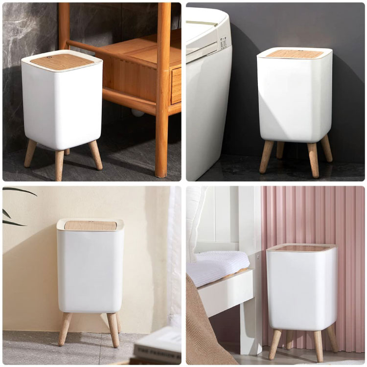 Minimalist Japanese Style Trash Bin