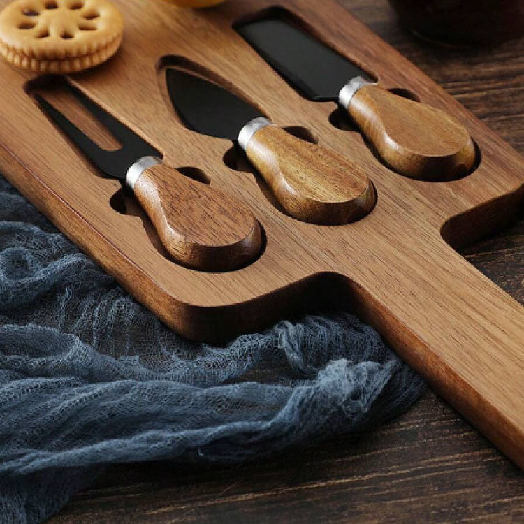 Cheese Board Set With Cheese Knives