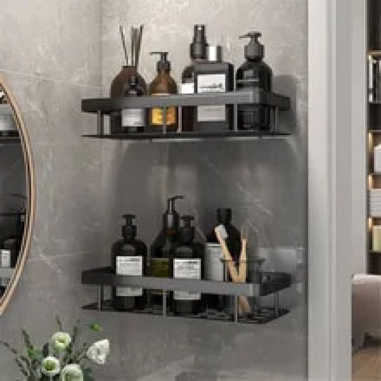 2PCS Aluminum Shelving Bathroom