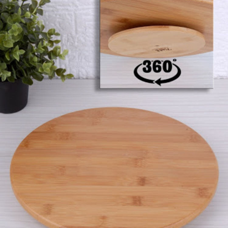 Bamboo Rotating Pizza Board