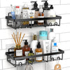 2PCS Aluminum Shelving Bathroom