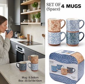 4pcs mug set