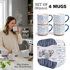 4pcs mug set