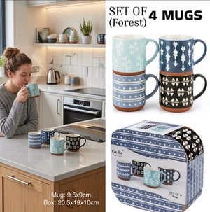 4pcs mug set