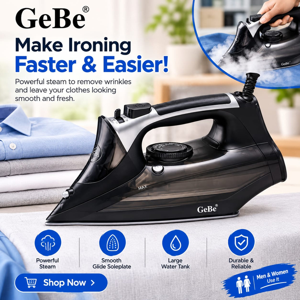 GEBE steam iron