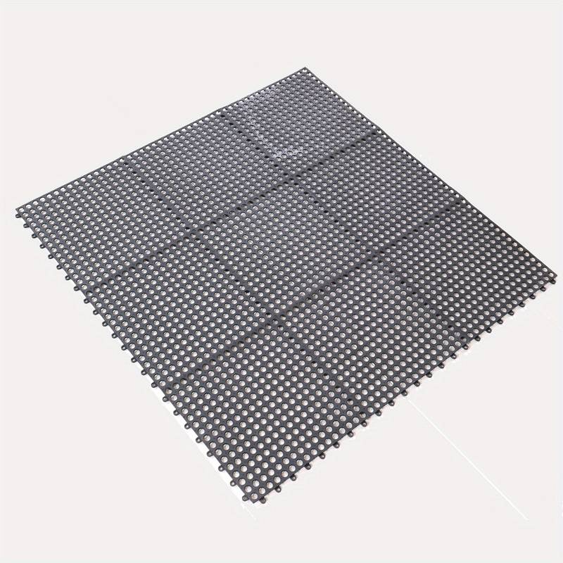 Rubber Bathroom Floor Mat With Drain Holes seaqers