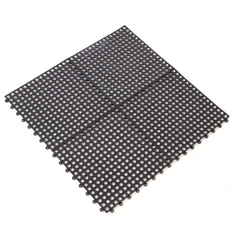 Rubber Bathroom Floor Mat With Drain Holes