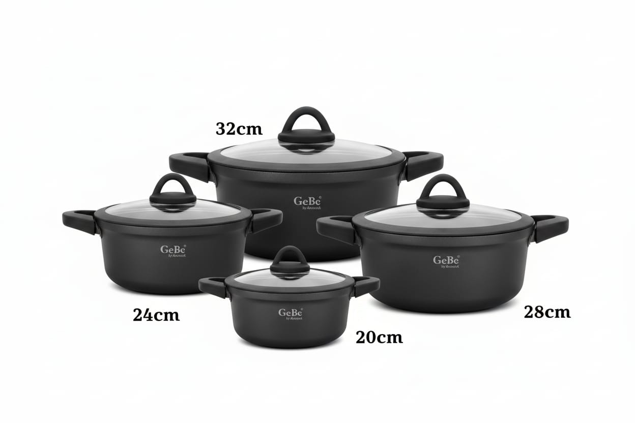 Venus 4-Pots Cookware Set