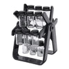 kitchen seasoning 18pcs bottles rotating organizer spice rack