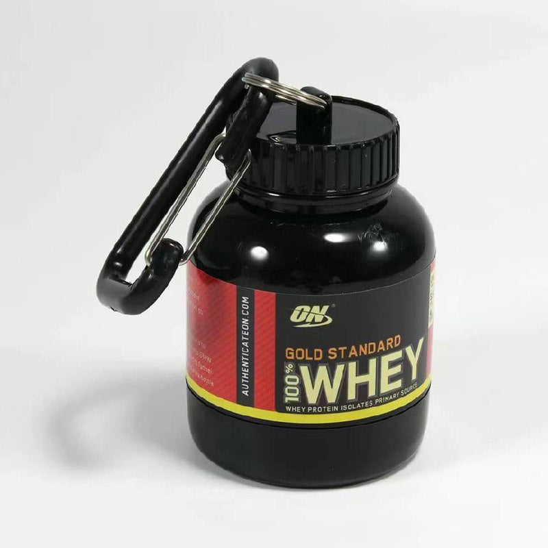 Mini Protein Powder Container Keychain