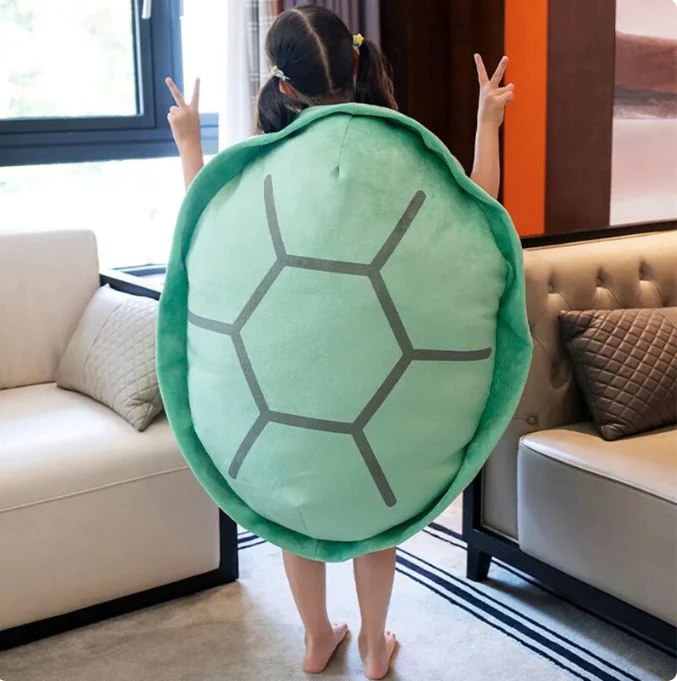 Turtle throw pillow