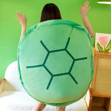 Turtle throw pillow