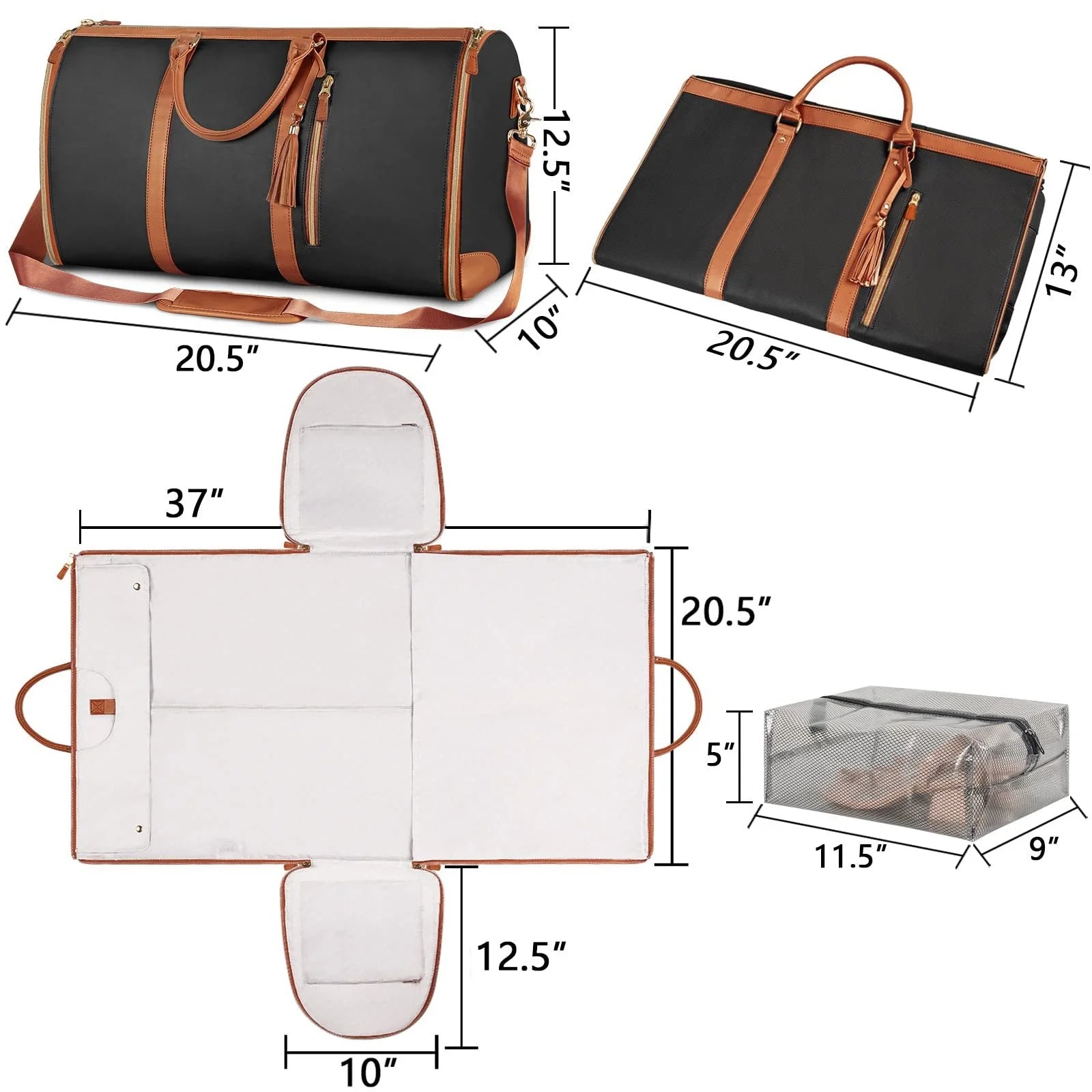 High Capacity Folding Luggage Bag