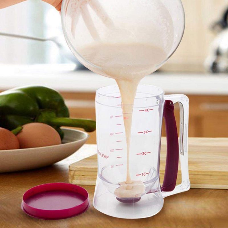 1pc Cupcake Scoop, Easy Baking Batter Dispenser With Measuring Function,  Dishwasher Safe, No Drip Spout