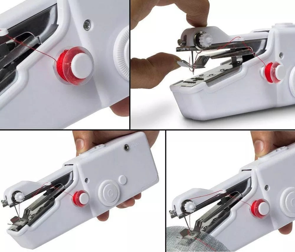 Mini portable handheld sewing machine